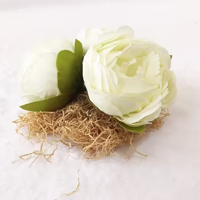 گل مصنوعی مدل سرگل پیونی کد 491 بسته 3 عددی