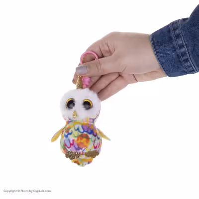 آویز عروسکی طرح حیوانات چشم تیله ای  مدل A254