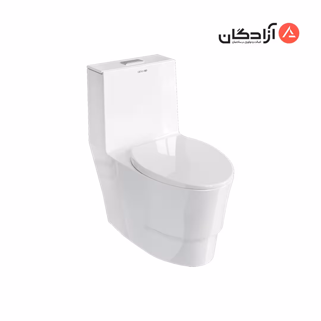 توالت فرنگی چینی کرد مدل فلوریا