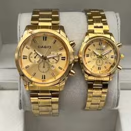 ساعت کاسیو استیل طلایی طلایی ط194