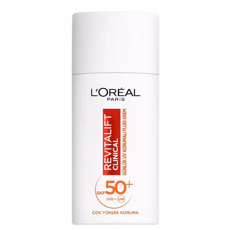 ضدآفتاب لورال حاوی ویتامین سی کلینیکالLOREAL REVITALIFT CLINICAL GKF50