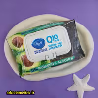 دستمال مرطوب پاک کننده آرایش دافی مدل Q10 طرح میوه آووکادو بسته 50 عددی