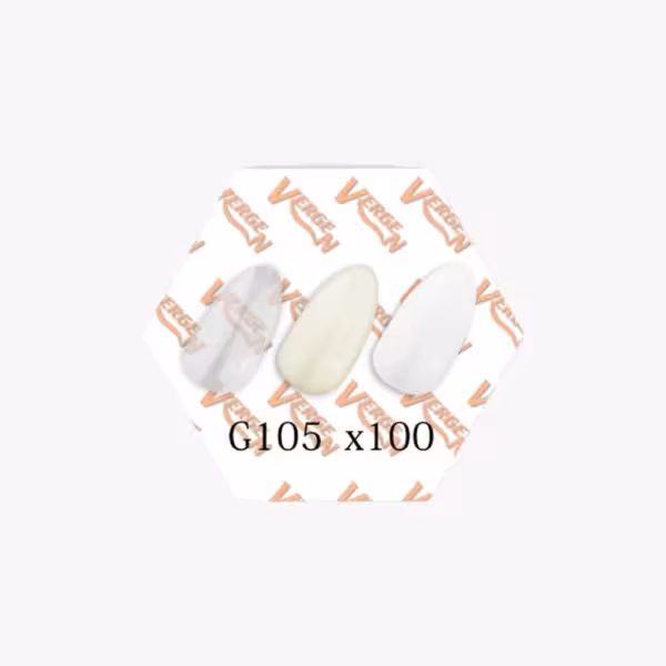 ناخن مصنوعی 100 عدد بی رنگ G105 ورژن