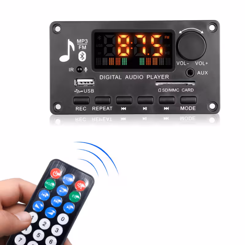 پخش کننده MP3 PLAYER بلوتوثی پنلی ولوم دار دارای آمپلی فایر 2X40W