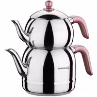 کتری و قوری مدل A195 کرکماز / KORKMAZ A195 TEAPOT AND KETTLE