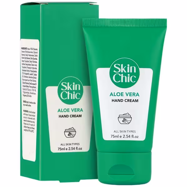 کرم دست آلوئه ورا اسکین شیک 75 میلی لیتر Skin Chic