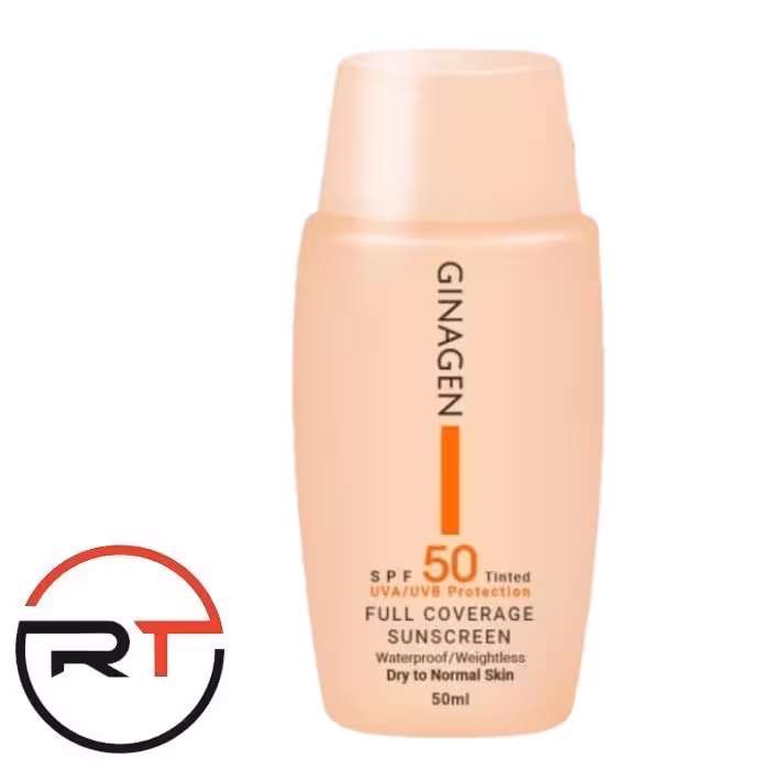 ضد آفتاب رنگی SPF50 انواع پوست 03 ژیناژن