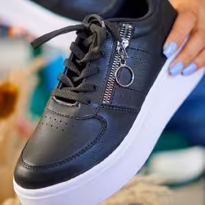 کتانی زیپ دار