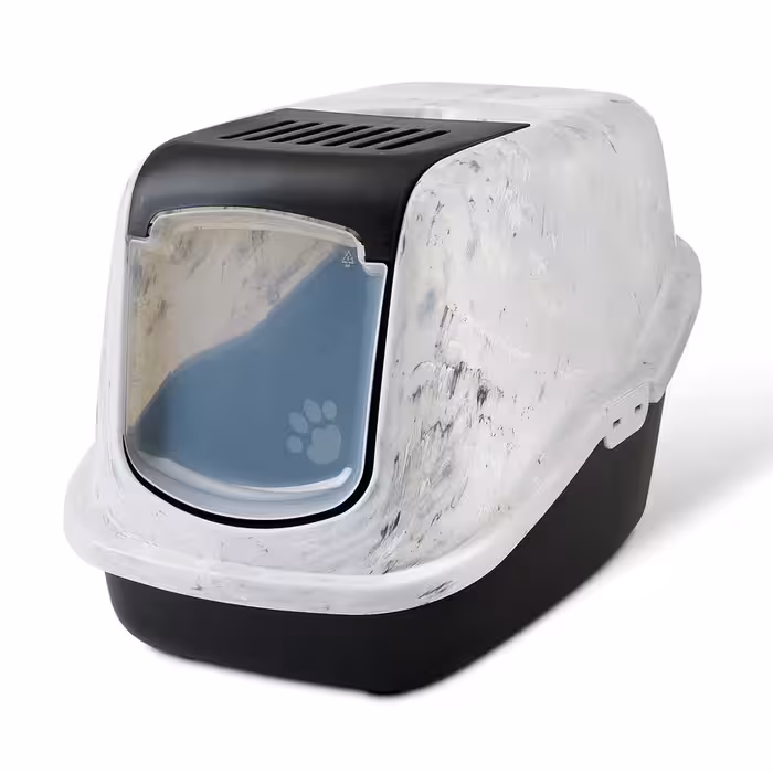 ظرف خاک مسقف گربه ساویک طرحدار مرمر Savic Nestor Marble