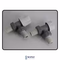 ست شیر رادیاتور و زانو قفلی پلیمری رفت و برگشتی استلا پیاکو مناسب رادیاتور حوله خشک کن و پانلی