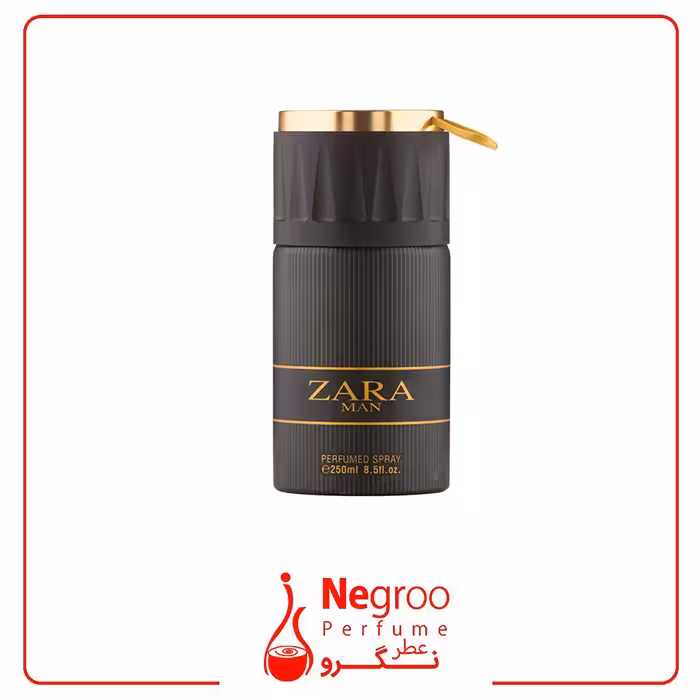 اسپری خوشبو کننده بدن فراگرنس ورد مدل Zara حجم 250 میلی لیتر
