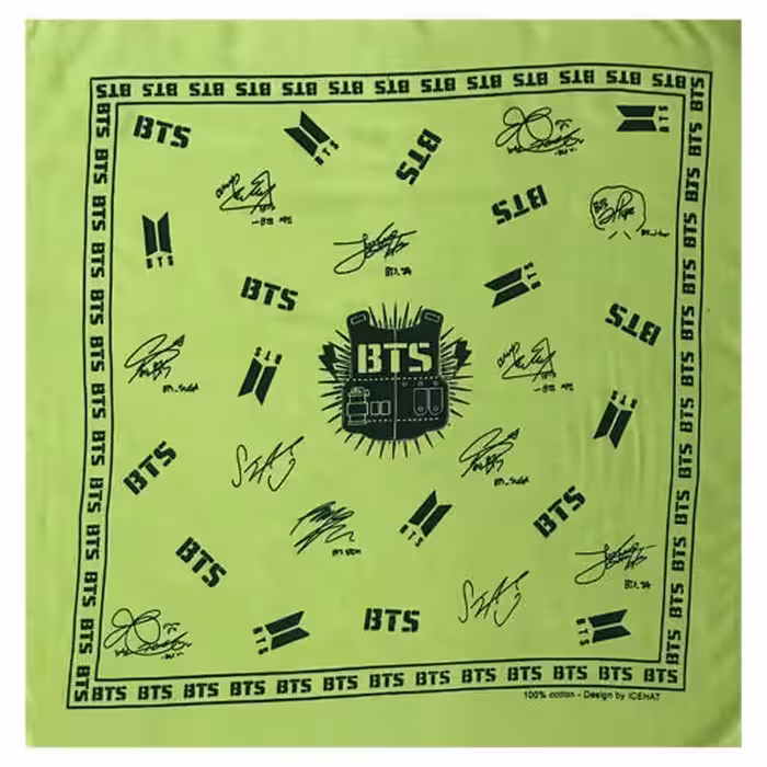 دستمال سر و گردن مدل بی تی اس 4