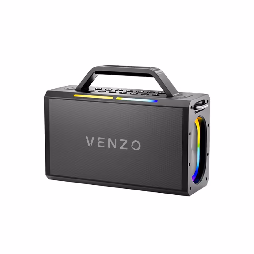 اسپیکر بلوتوثی قابل حمل ونزو مدل V51 به همراه 2 میکروفون