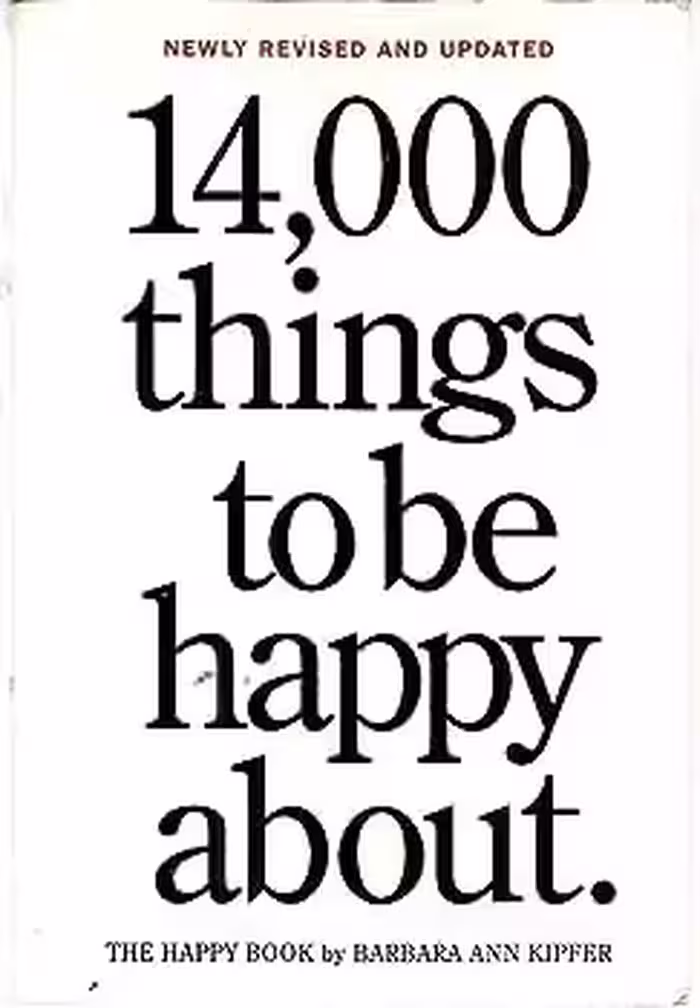 کتاب 14000Things to be Happy About