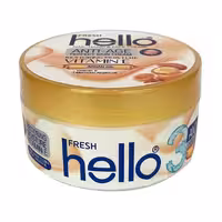 کرم کاسه ای روغن آرگان هلو فرش حجم 240 میلی لیتر | Hello Fresh Anti Age Argan Oil Cream 240 ml