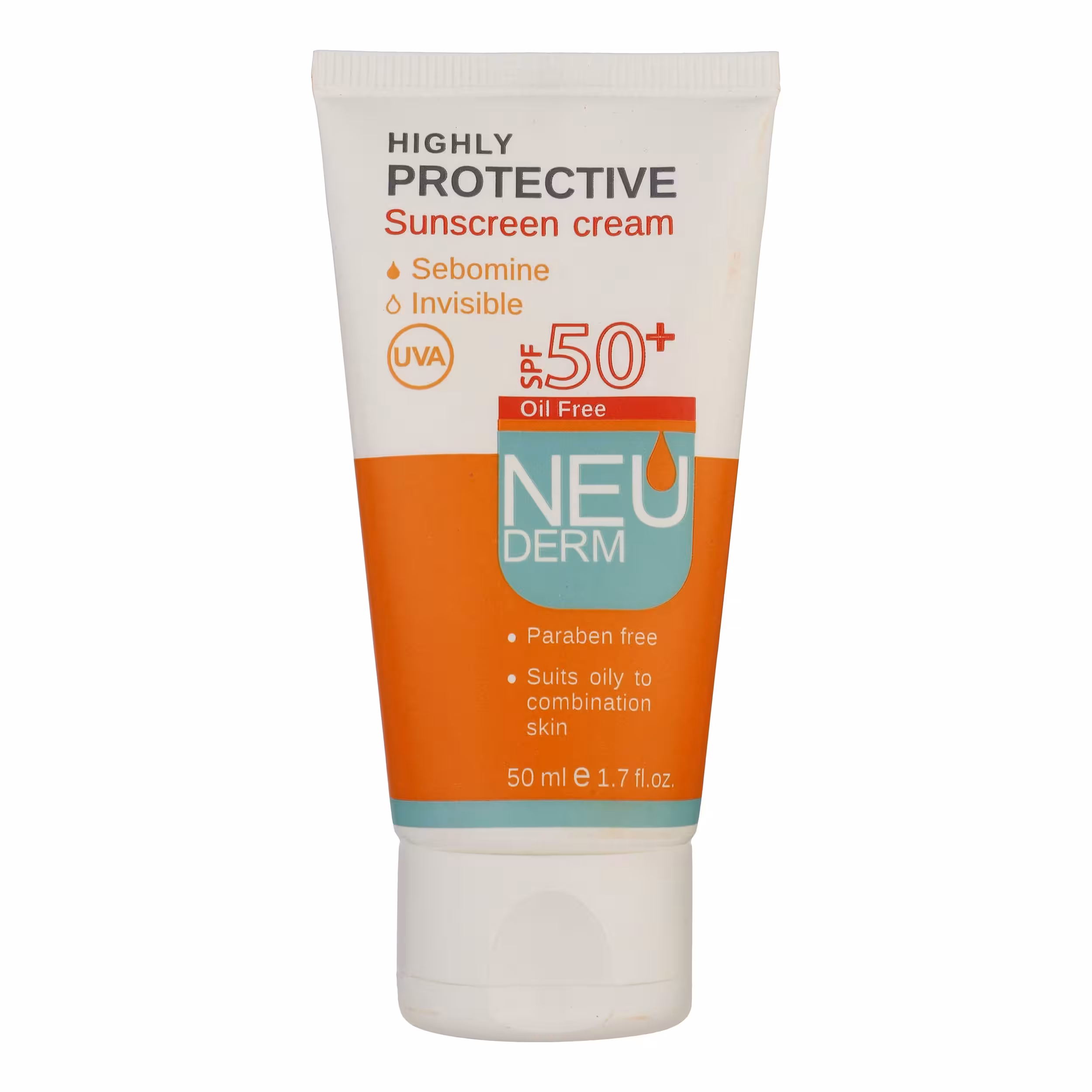 کرم ضد آفتاب هایلی پروتکتیو بی رنگ نئودرم مناسب پوست خشک و معمولی(50 میل)