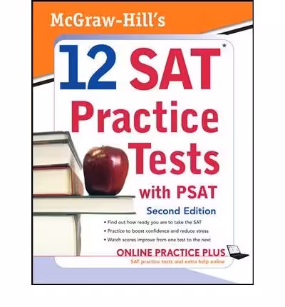 مک گروهیل 12 اس ای تی پرکتیس تستس | کتاب انگلیسی McGraw Hill’s 12 SAT Practice Tests
