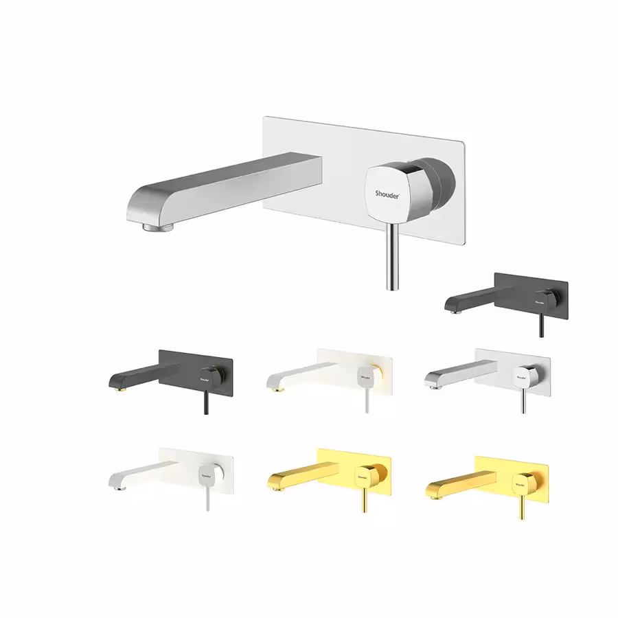 شیر روشویی توکار یک تکه شودر مدل رومر