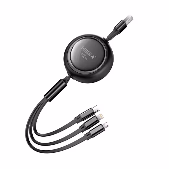 کابل شارژ سه سر هیسکا مدل LX-34