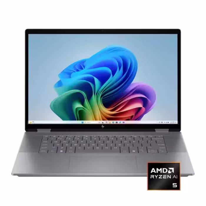 لپ تاپ 16 اینچی اچ پی مدل OmniBook X Flip 16-AR0013DX، پردازنده Ryzen AI 5، حافظه 16 گیگابایت رم و 2 ترابایت SSD