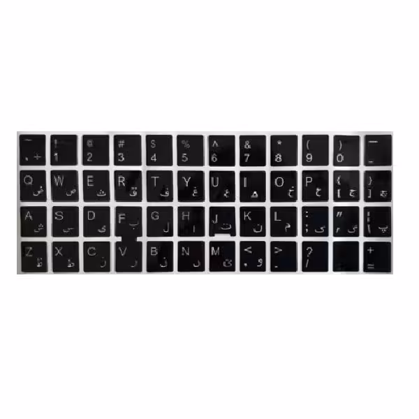 برچسب حروف فارسی کیبورد مدل Delicate