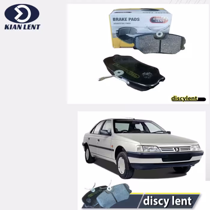 لنت ترمز جلو پژو 405 برند DISCY LENT