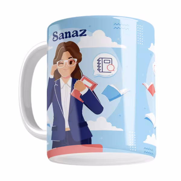 خرید ماگ-لیوان   معلم و استاد  اسم ساناز