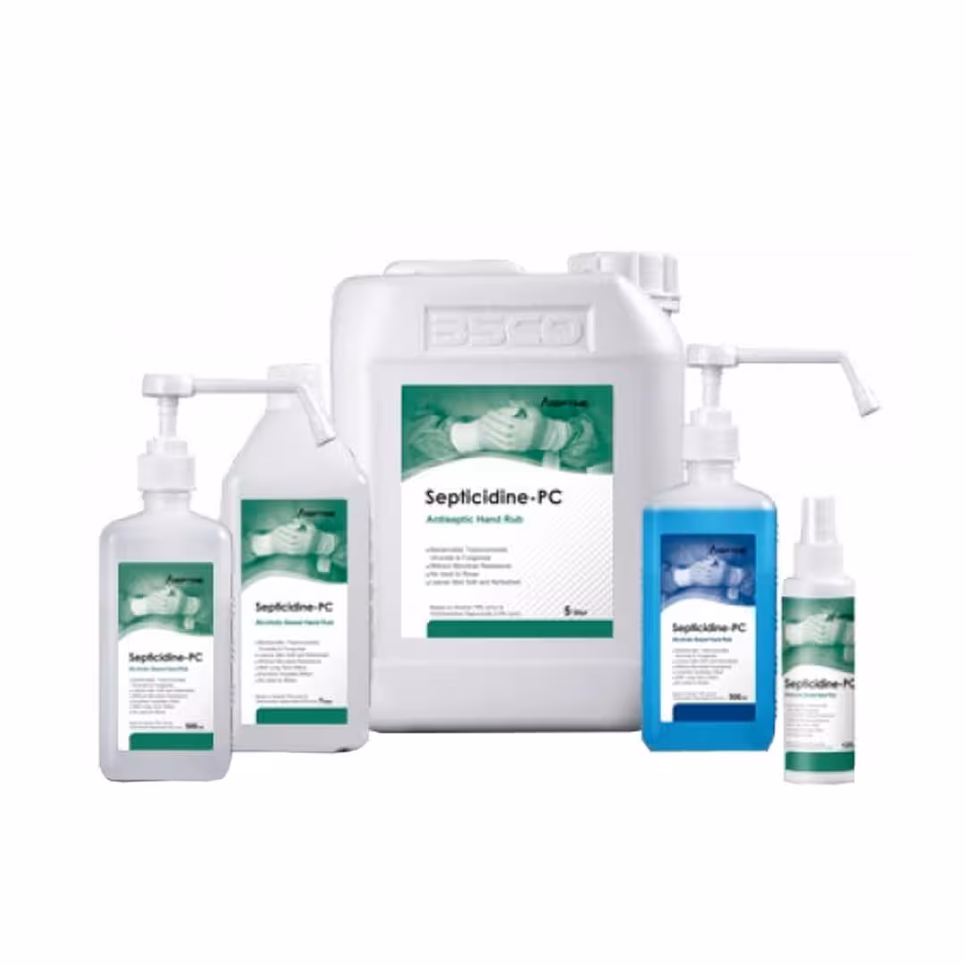محلول ضد عفونی کننده دست سپتی سیدین PC پی سی 500 سی سی