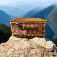 سبد پیک نیک حصیری 2نفره