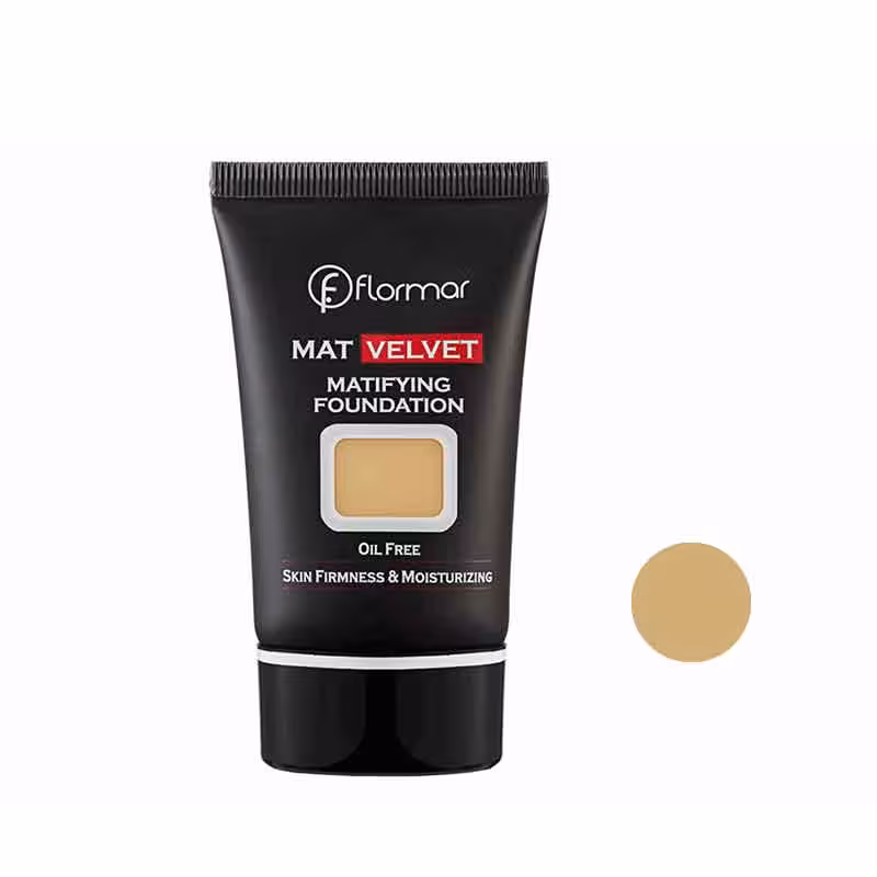 کرم پودر فلورمار مدل MAT VELVET شماره 205