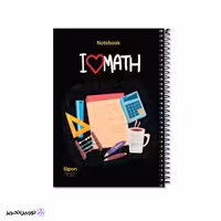 دفتر 100 برگ سیمی جلد سخت الیپون کد 01