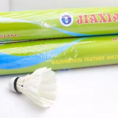 توپ بدمینتون پر سفید (12 عددی)