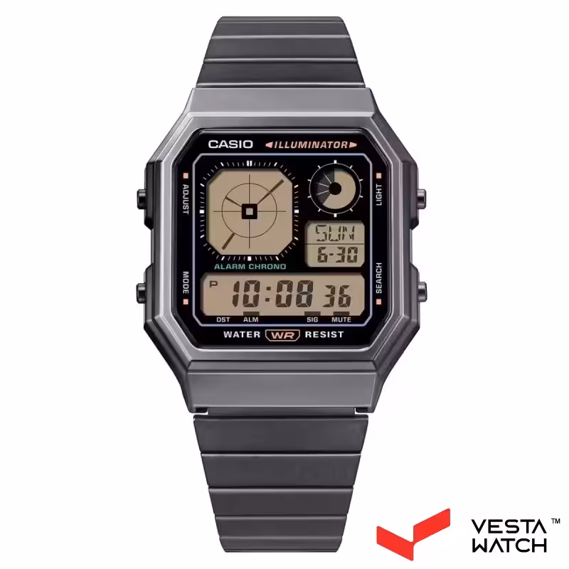 ساعت مچی مردانه و زنانه کاسیو CASIO مدل A130WEGG-1ADF
