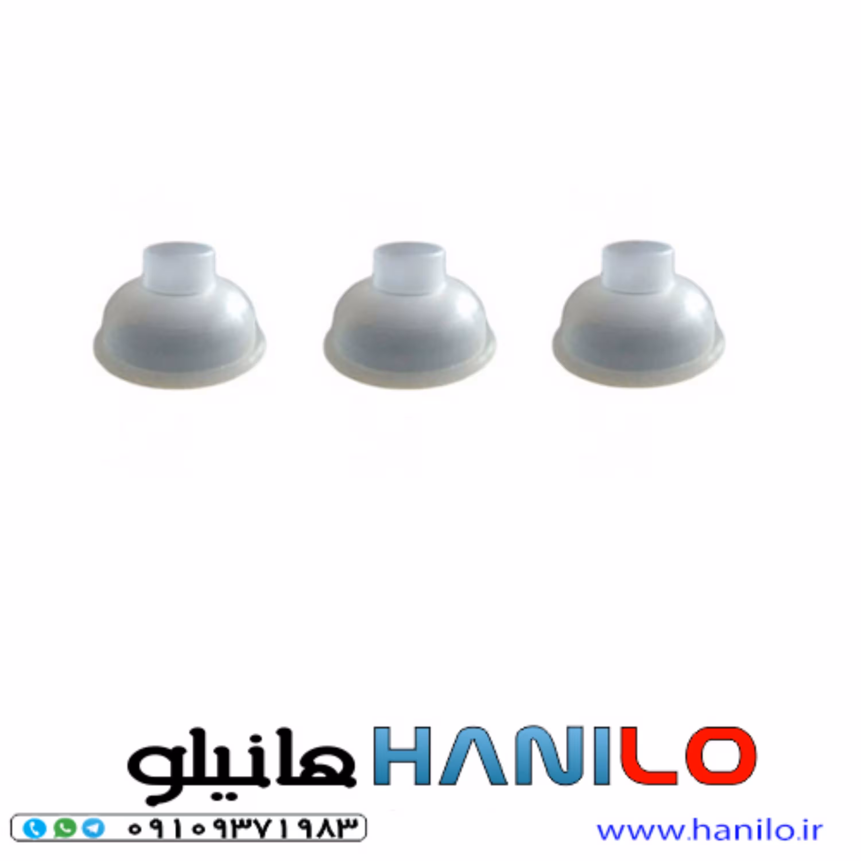 واشر سیلیکونی دستگاه بادکش بسته سه عددی