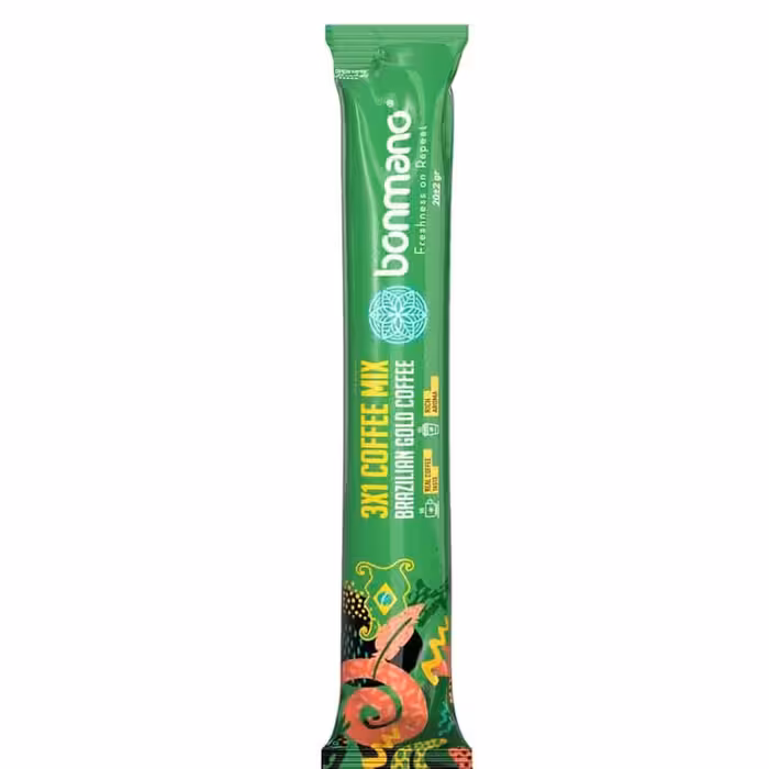 قهوه فوری گلد برزیل بُن مانو  تک نفری ساشه ای 20 گرمی 