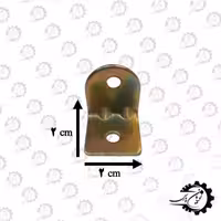 گونیا دوپیچ کوچک طلایی ورق 1 (بسته 300 عددی)