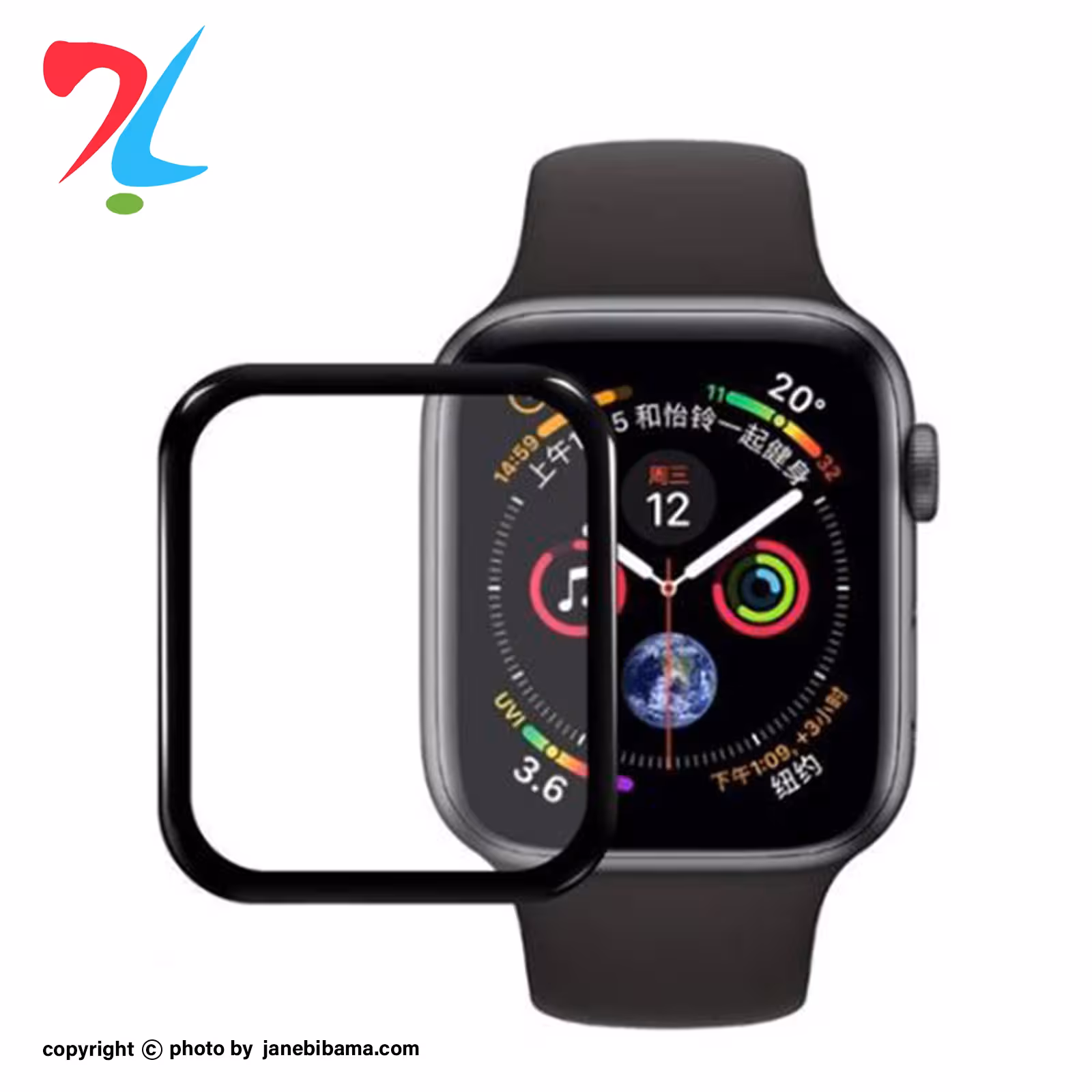 گلس نانو اپل واچ سری apple watch series 44mm