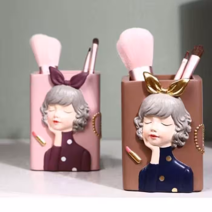 جا مدادی رومیزی مدل دختر