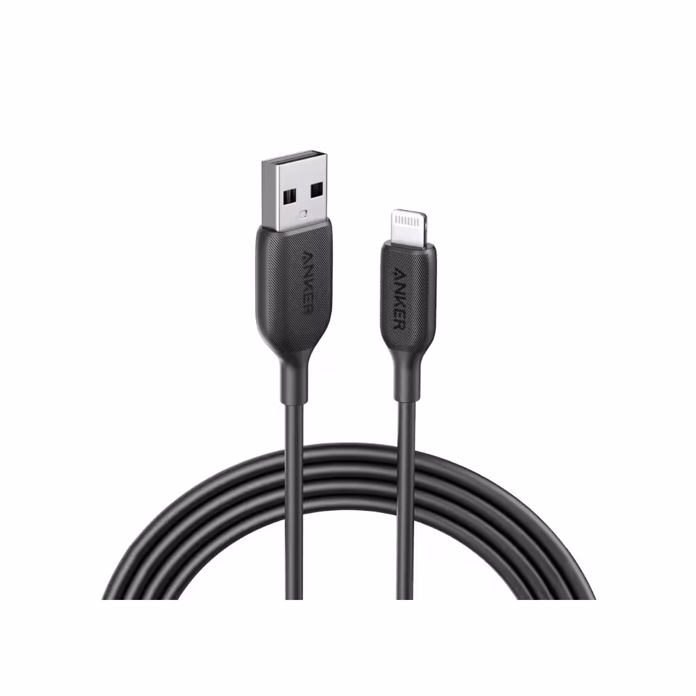 کابل تبدیل USB به لایتنینگ انکر مدل Anker A8813 USB-A to Lightning Cable طول 1.8 متر