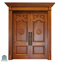 درب ورودی لابی چوبی لوکس کد 3035