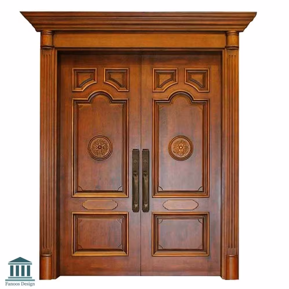 درب ورودی لابی چوبی لوکس کد 3035