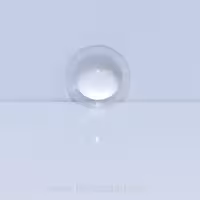 عدسی تخت کوژ قطر 2.8 ضخامت 0.8