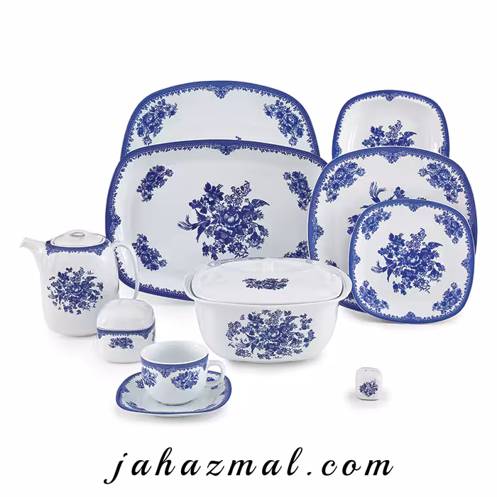 سرویس چینی زرین طرح فلورانس 98 پارچه