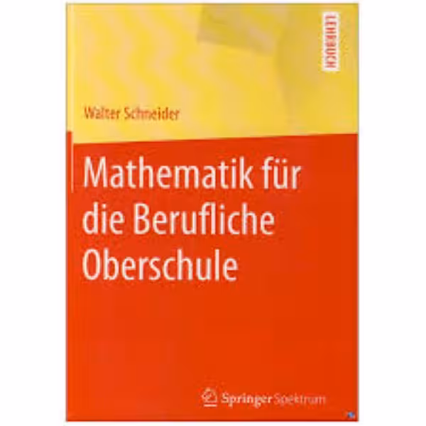 Mathematik Fur Die Berufliche Oberschule