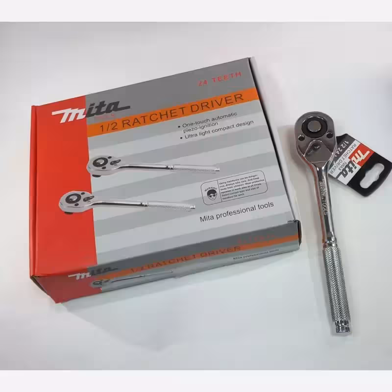 دسته بکس جغجغه 1/2 استیل میتا