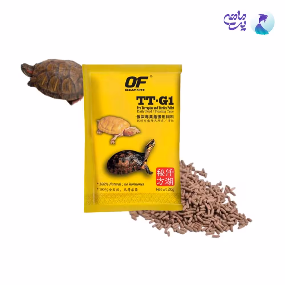 غذای استیک اسمال لاک پشت اوشن فری TT-G1 وزن 20 گرم