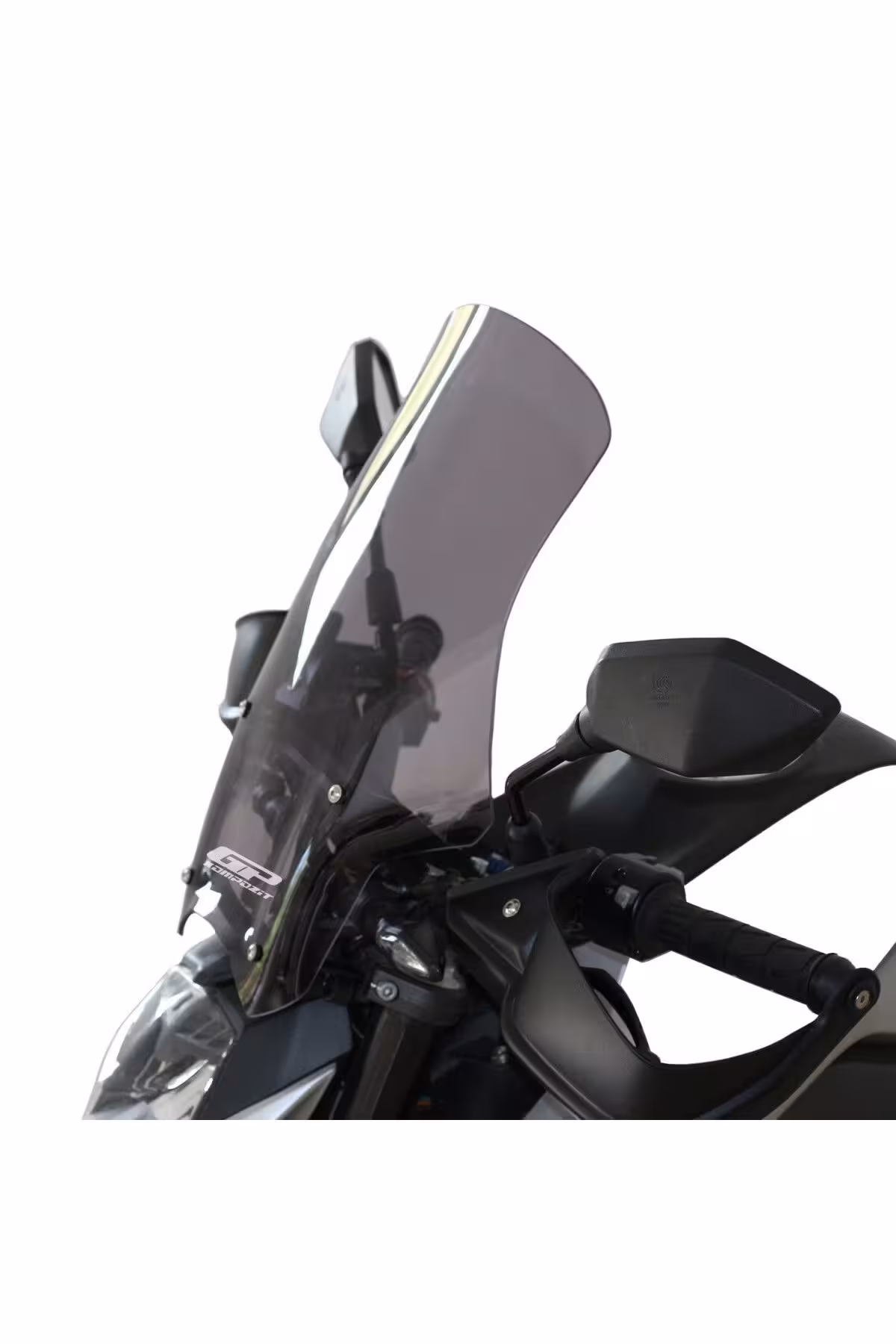 شیشه جلو موتورسیکلت GP TOURS TOUR GLASS دودی 49 سانتی متر پا CFMOTO 250NK 2018 2023 GP KOMPOZİT