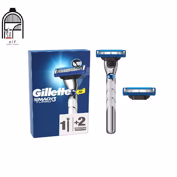 ژیلت مچ 3 توربو ژیلت Gillette Mach3 Turbo 3D Razor