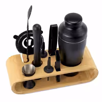 ست بار سرد کد 73 مجموعه 10 عددی رنگ مشکی مات