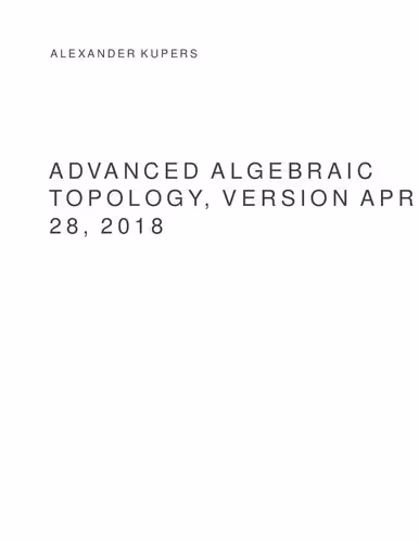 خرید و دانلود نسخه کامل کتاب Advanced Algebraic Topology